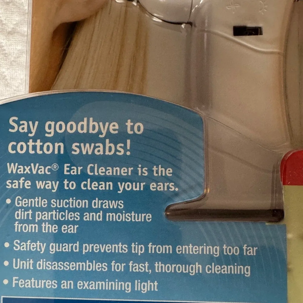 WaxVac Unisex Ear Cleaner  Regular White Blue